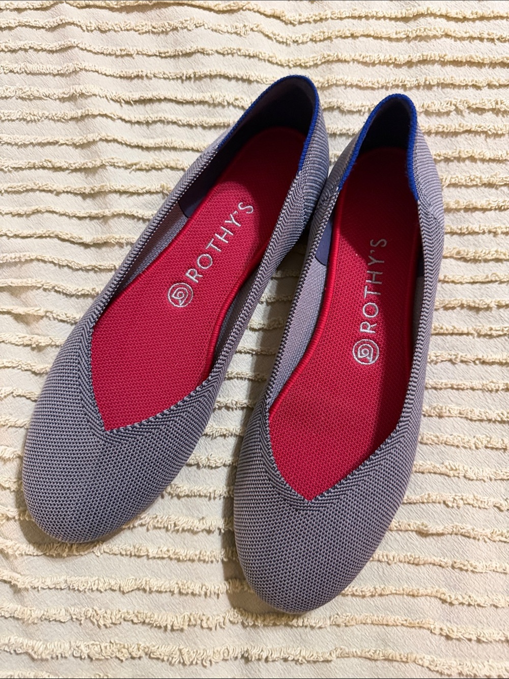Rothy’s The Flat in gray size 10 (MISLABELED 9.5)